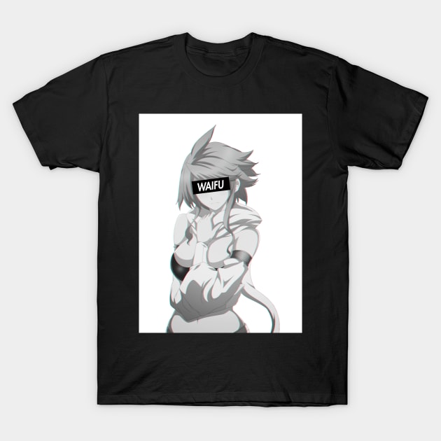 Akame ga Kill Leone Waifu Material T-Shirt by HentaiK1ng